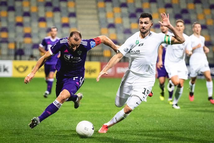 Maribor Olimpija | Maribor in Olimpija sta se prvič v tej sezoni pomerila 4. oktobra v Ljudskem vrtu in se razšla brez zmagovalca (1:1). | Foto Blaž Weindorfer/Sportida