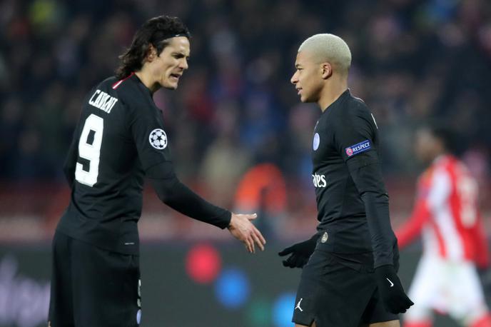 Mbappe Cavani | PSG je z zadetkom Kyliana Mbappeja ugnal Nantes Reneja Krhina. | Foto Reuters