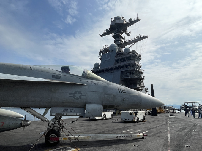 letalonosilka USS Gerald R. Ford | Foto: Gregor Pavšič