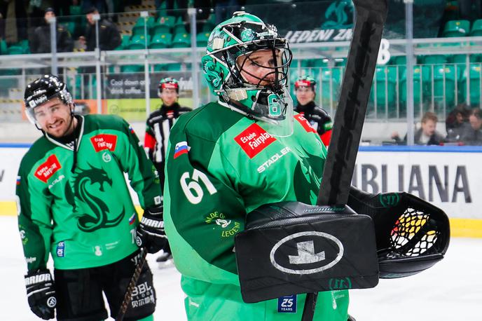 HK Olimpija Ljubljana, Lukaš Horak | Ljubljančani v "pre-playoffu" zaostajajo z 0:1 v zmagah proti Pustertalu.  | Foto Aleš Fevžer