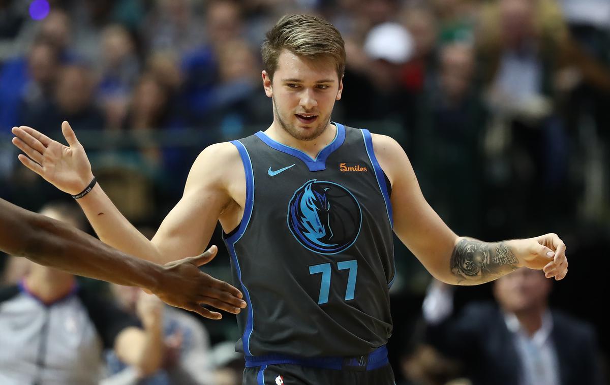 Luka Dončić | Luka Dončić v tej sezoni v povprečju dosega 17,8 točke. | Foto Guliver/Getty Images