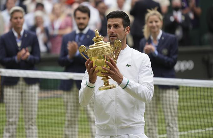 Novak Đoković je v letošnji sezoni osvojil že tri turnirje za grand slam, nazadnje Wimbledon. Bo osvojil še četrtega zapored? | Foto: Guliverimage/Vladimir Fedorenko