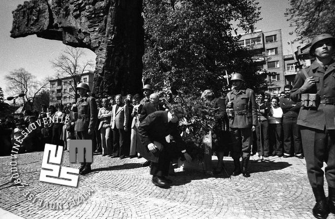 Proslava ob Spomeniku revolucije | Foto: Janez Pukšič, hrani: MNZS