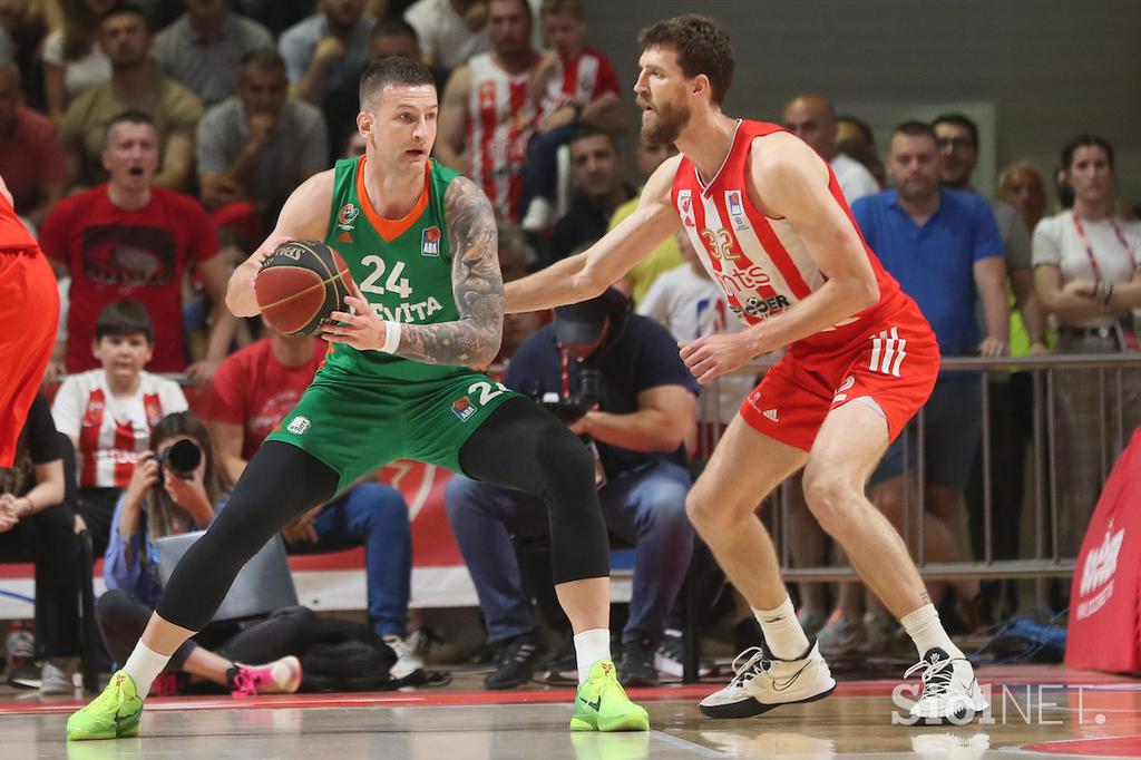 Crvena zvezda : Cedevita Olimpija, liga ABA, polfinale 3. tekma