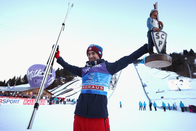 Poljak Kamil Stoch je v zadnjem desetletju osvojil največ točk svetovnega pokala. | Foto: Getty Images