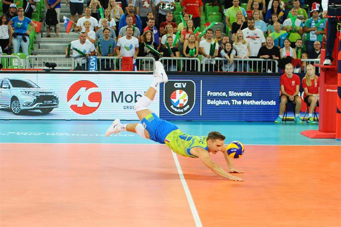 Kovačič je na tem prvenstvu na sprejemu servisa naredil le eno napako. | Foto: CEV