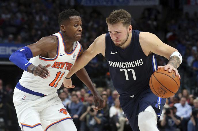 Frank Ntilikina, Luka Dončić | Luka Dončić bo v Dallasu pozdravil Franka Ntilikino. | Foto Guliverimage