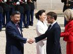 Xi Jinping, Emmanuel Macron