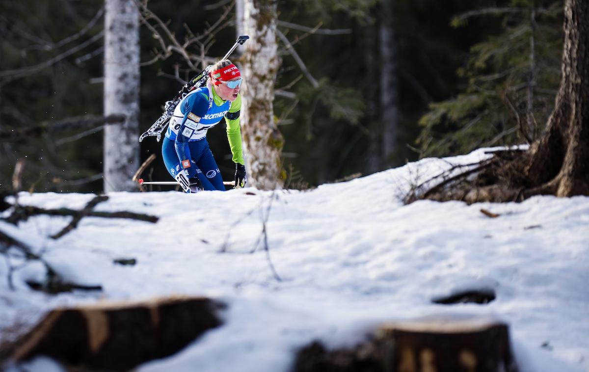 Anamarija Lampič | Anamarija Lampič je bila na progi hitra, ni pa se najbolje znašla na strelišču. | Foto Grega Valančič/Sportida