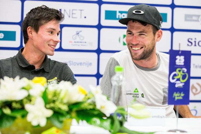 Primož Roglič Mark Cavendish | Na dirki Po Sloveniji bo dirkal tudi britanski šprinter Mark Cavendish.  | Foto Vid Ponikvar