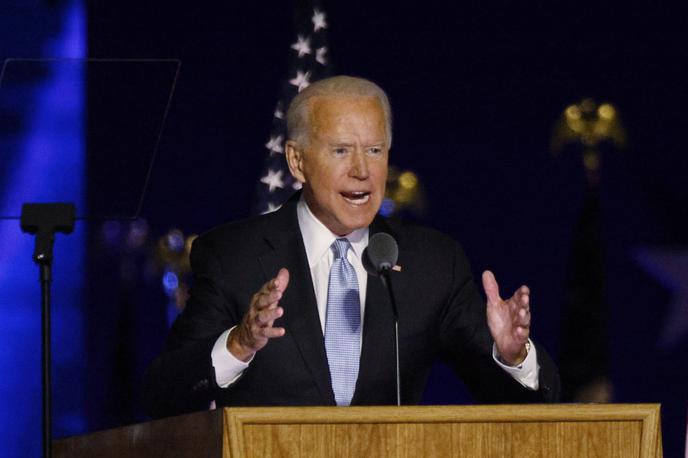 Joe Biden | Novoizvoljeni ameriški predsednik Joe Biden je prebivalce ZDA pozval, naj si dajo priložnost, da se spet vidijo in slišijo. | Foto Reuters