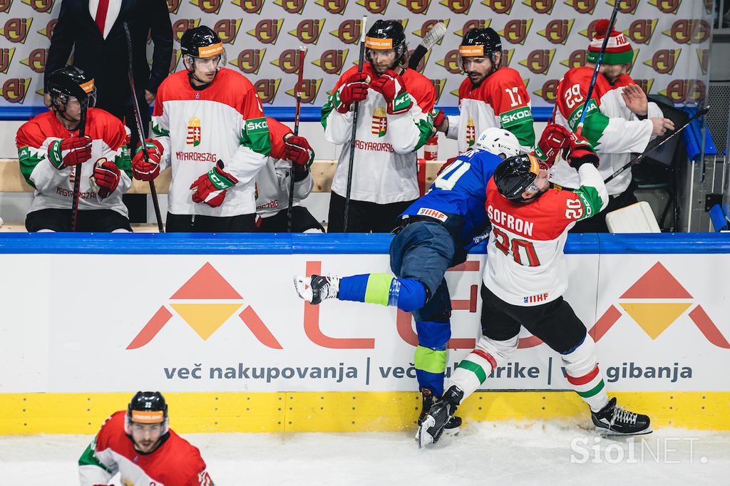 SP v hokeju (Ljubljana): Slovenija - Madžarska