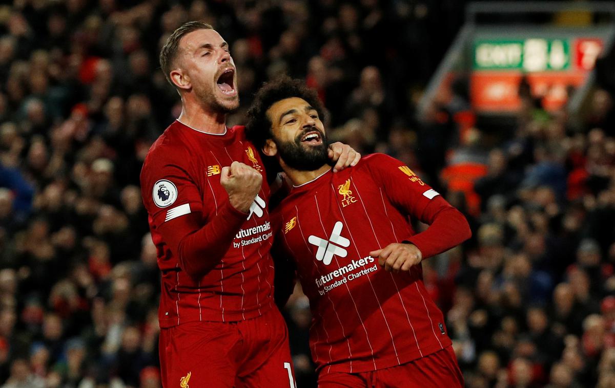 Mohamed Salah | Za zmago Liverpoola nad Tottenhamom je zadel kdo drug kot Mohamed Salah. | Foto Reuters