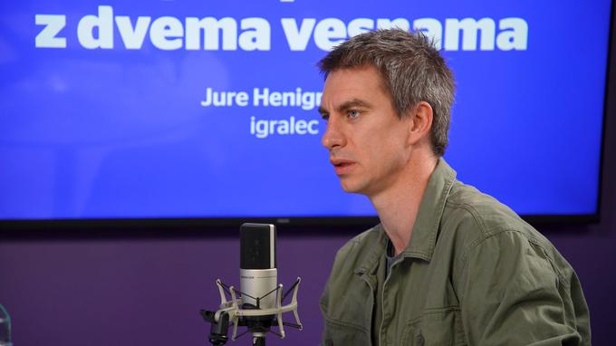 "Mene zanima ta poklic, ne pa to, da se bom z eno vrstico pojavil v nekem blockbusterju," pravi Jure Henigman. | Foto: 