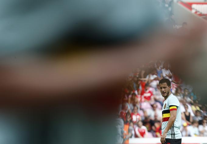 Eden Hazard je pri 25 letih kapetan in z naskokom prvi zvezdnik Belgije. | Foto: 