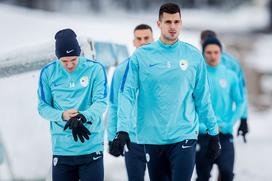 slovenska nogometna reprezentanca trening zbor Brdo