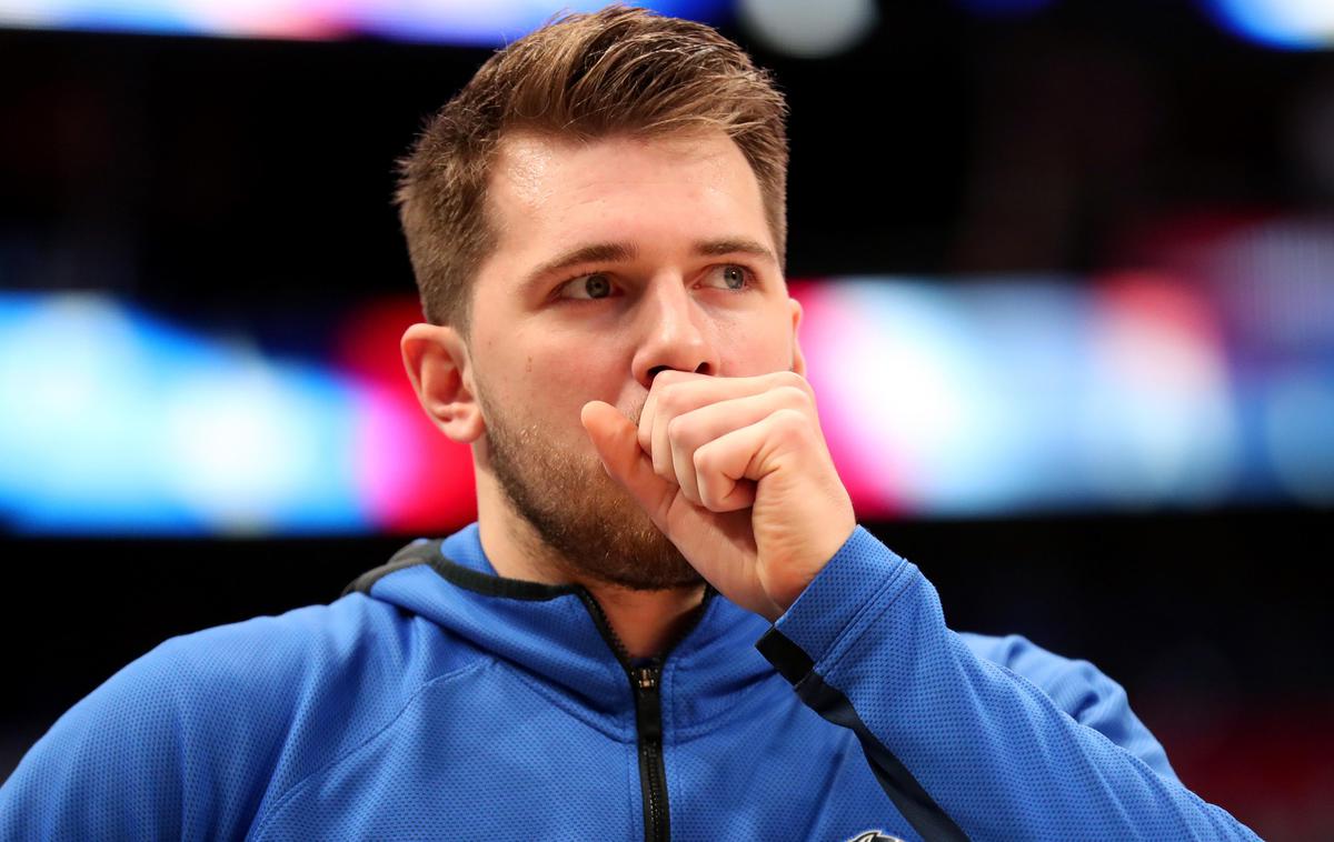 Luka Dončić | Luka Dončić je zaradi težav z gležnjem izpustil zadnje štiri tekme Dallasa. | Foto Getty Images