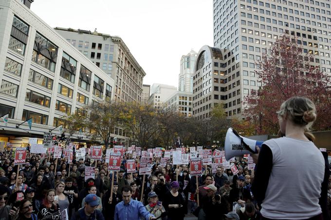 Protesti proti Donaldu Trumpu | Foto: Reuters