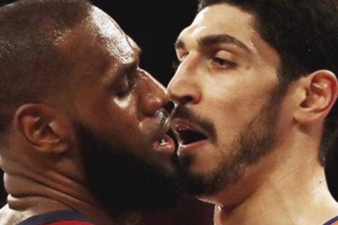 LeBron James Enes Kanter | Foto Twitter