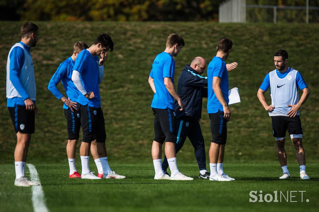 Slovenska nogometna reprezentanca Trening Brdo