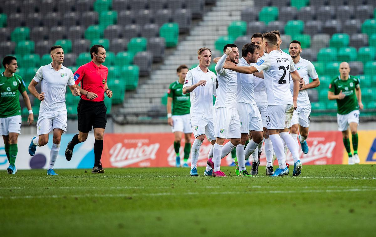 NK Olimpija, NK Rudar Velenje, pokal Slovenije | Rudar je v Stožicah izločil Olimpijo. | Foto Grega Valančič/Sportida