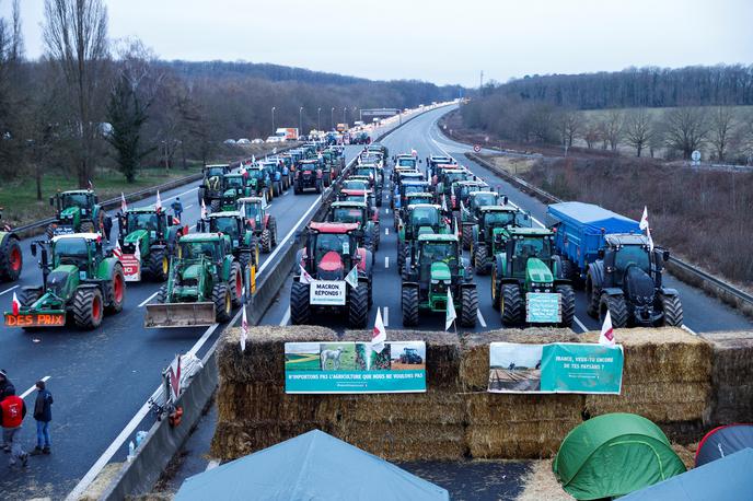 francoski kmetje, protest | Foto Reuters