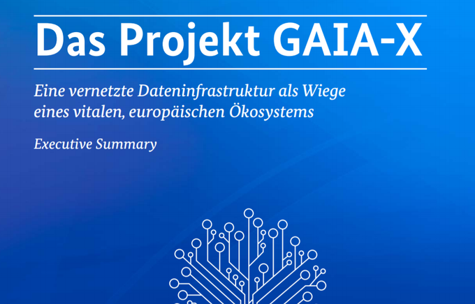 Pobuda, katere končni produkt bi bil ponudnik storitev računalništva v oblaku Gaia-X, je pomembna zato, ker Evropi prinaša lokalizirano, varno in suvereno shranjevanje podatkov ter interoperabilnost, je v torek dejal francoski finančni minister Bruno Le Maire. | Foto: Matic Tomšič / Posnetek zaslona