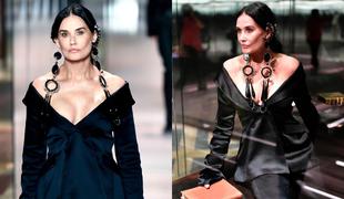 Demi Moore bi morala presenetiti kot model, a je šokirala s svojim videzom #video