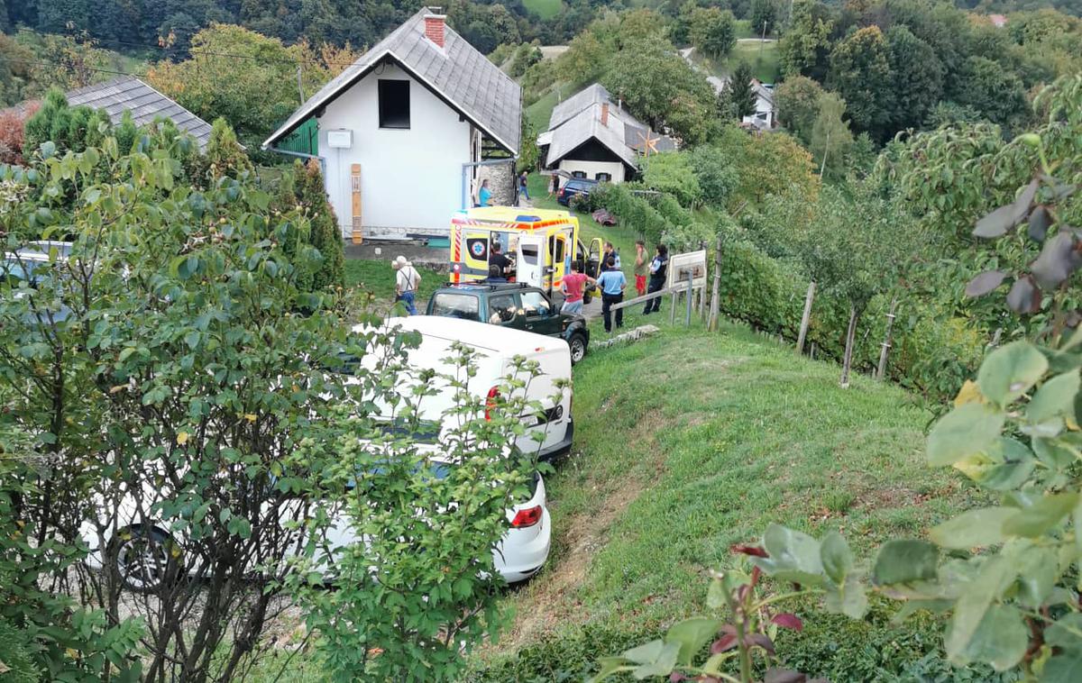 PGD Cirkulane, nesreča | Kako se je krajan poškodoval in kakšne so posledice, ne poročajo. | Foto 112 Ptuj, KO.