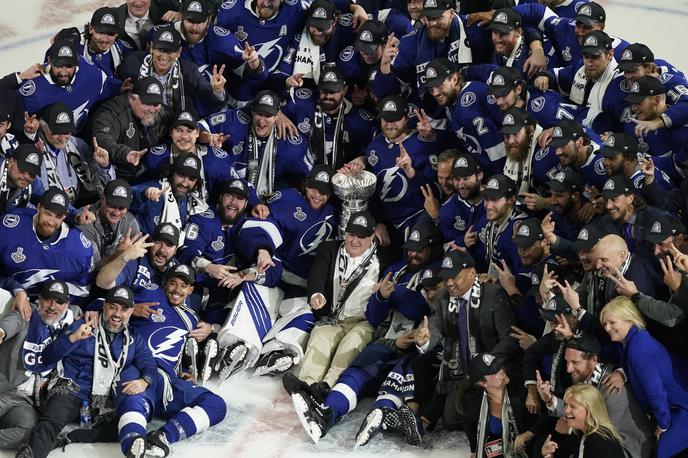 Tampa Bay | Hokejisti Tampa Bay Lightning bodo napadli tretji zaporedni Stanleyjev pokal. | Foto Guliverimage