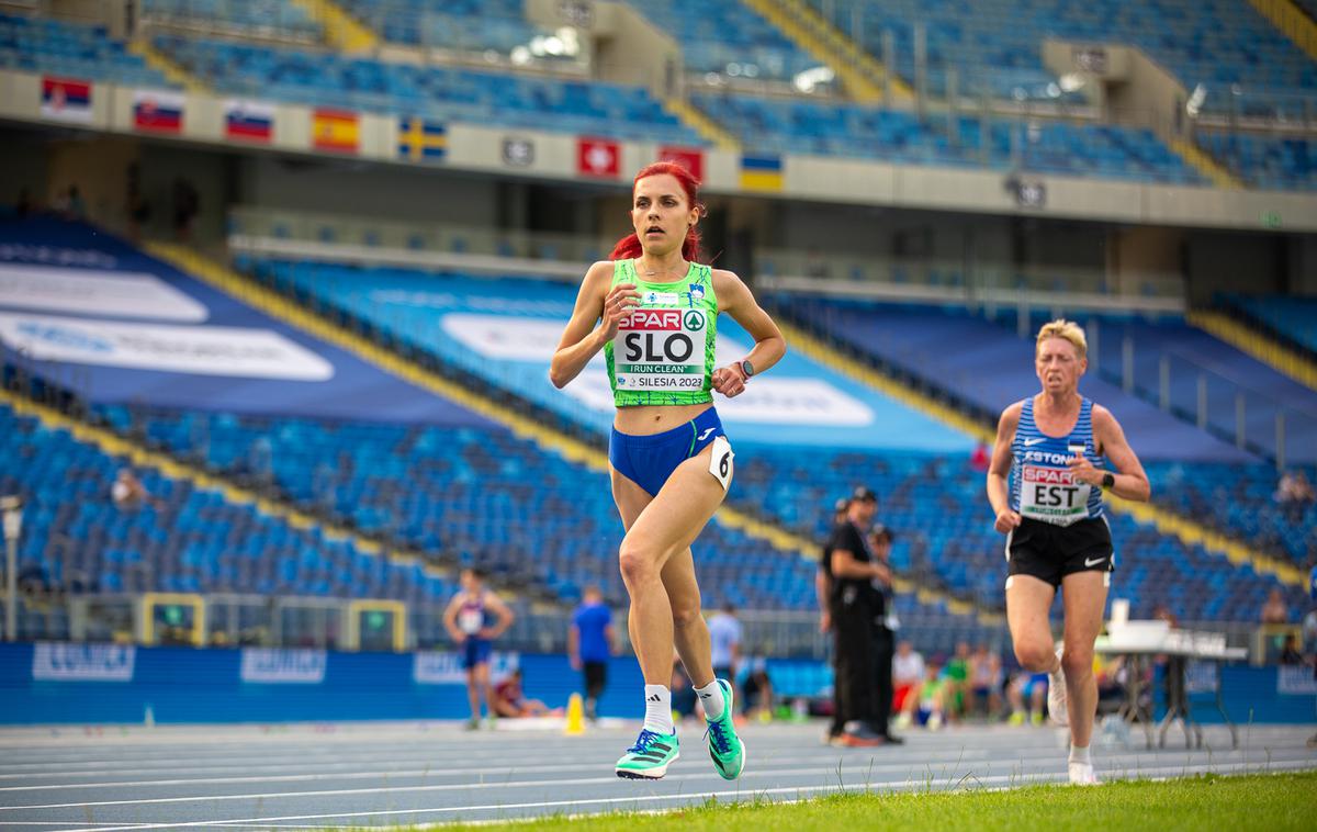 Klara Lukan | Klara Lukan je z drugim mestom v teku na 5000 m poskrbela za najboljšo slovensko uvrstitev dneva. | Foto Peter Kastelic/AZS