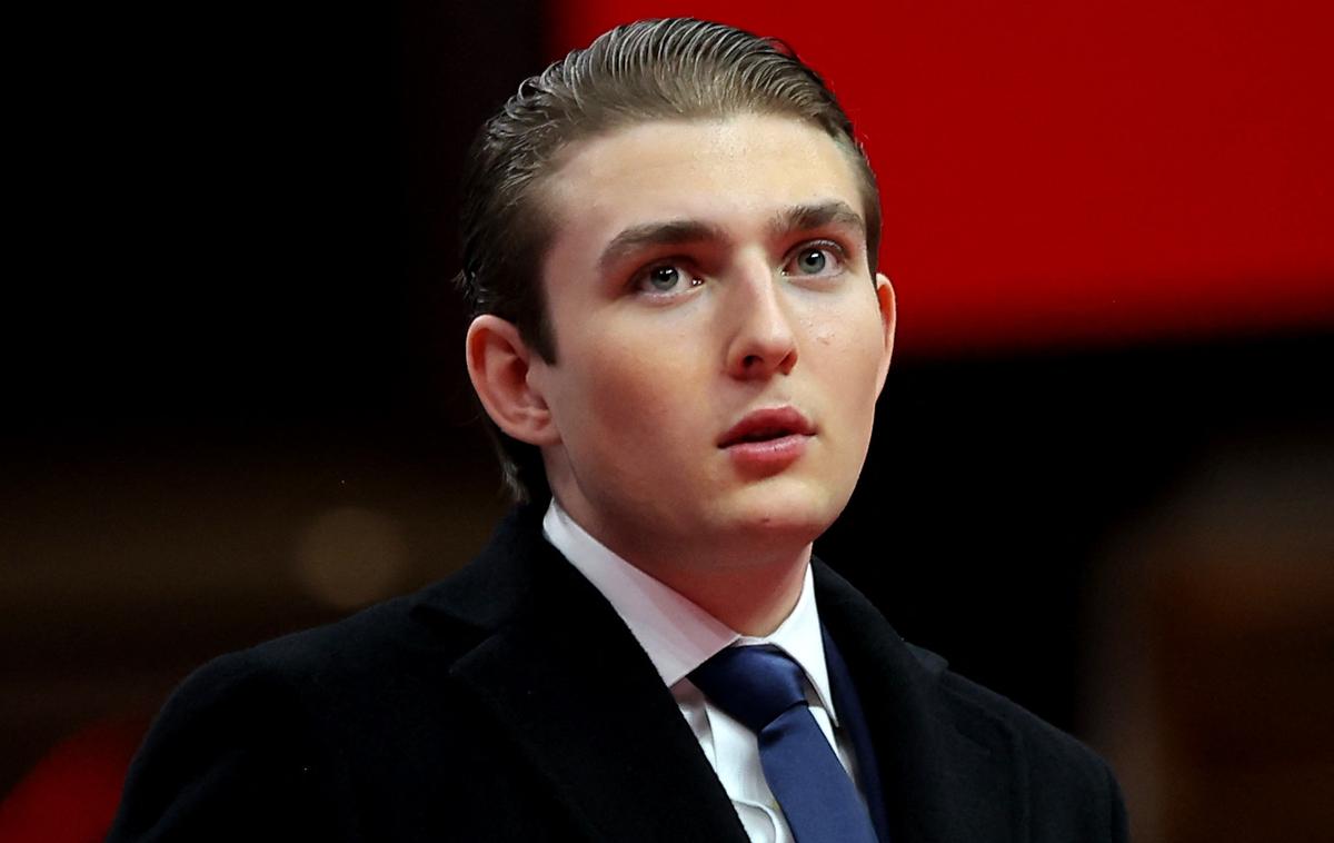 Barron Trump | Trumpov 18-letni sin Barron v nasprotju z očetom in mamo (še) nima lastne kriptovalute. | Foto Reuters