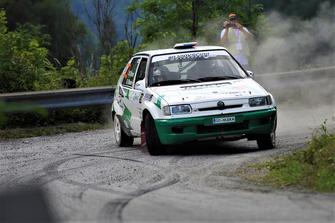 Martin Štucin in Peter Rehar sta za Logarjem zaostala za 11, sekunde. | Foto: Gregor Pavšič