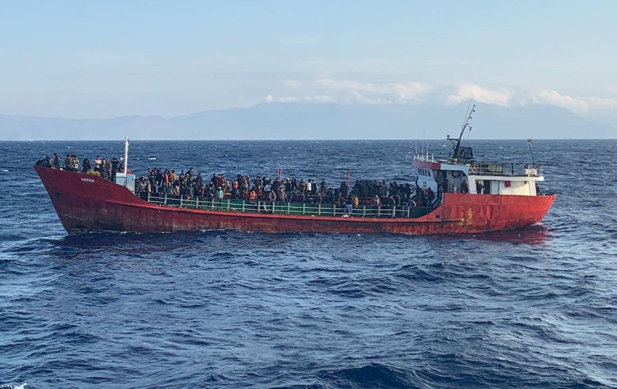 migranti | Fotografija je simbolična. | Foto Hellenic Coast Guard