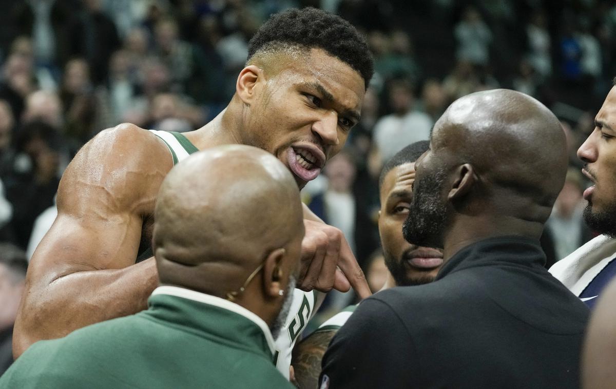 Giannis Antetokounmpo | Giannis Antetokounmpo je podrl osebni strelski rekord, na tekmi z Indiano pa ni manjkalo niti vroče krvi. | Foto Guliverimage