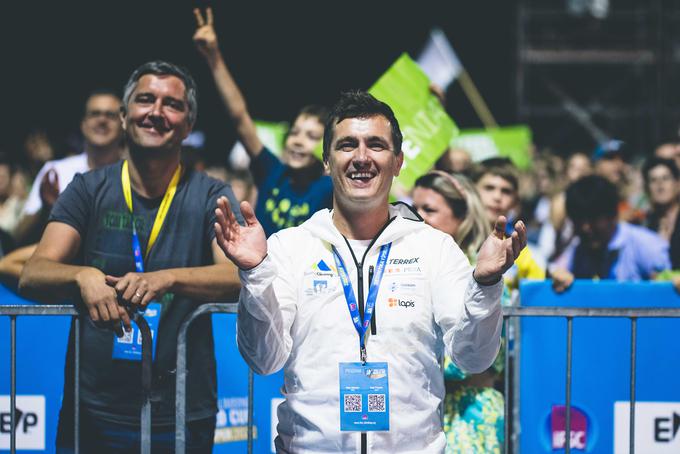 Trener Gorazd Hren je dejal, da je že tedaj, ko je pogledal, kako so postavljeni balvani, vedel, da lahko Tarkuš pride visoko | Foto: Grega Valančič/Sportida