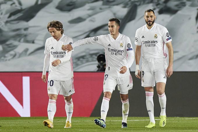 Hrvaški zvezdnik, Lucas Vazquez in Karim Benzema bodo v petek izvedeli ime tekmeca v četrtfinalu lige prvakov. | Foto: Guliverimage/Vladimir Fedorenko