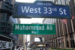 New York začasno dobil ulico, poimenovano po Muhammadu Aliju