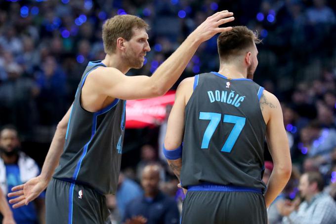 Dončić bo nastopil na tekmi vzhajajočih zvezd, njegov trener na tej tekmi pa bo kar Dirk Nowitzki. | Foto: Guliverimage/Getty Images