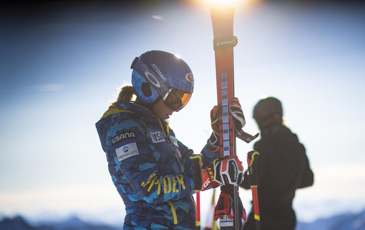 Mikaela Shiffrin | Mikaela Shiffrin je morala zaradi bolečin v hrbtu močno prilagoditi proces treninga. | Foto Guliverimage