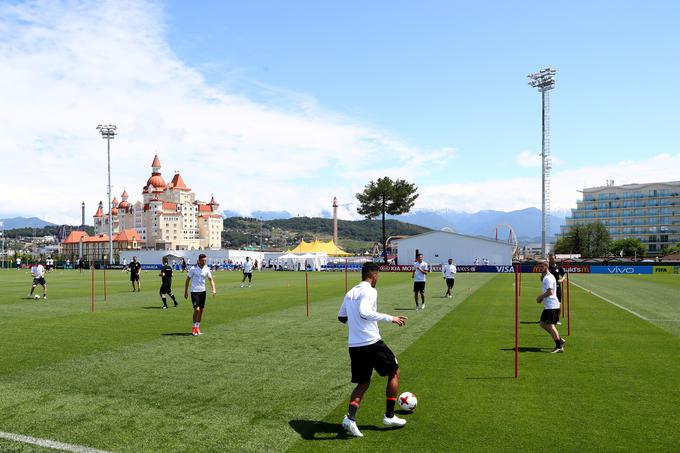 Nemčija se na začetek tekmovanja pripravljal v "pravljičnem" Sočiju. | Foto: Guliverimage/Getty Images