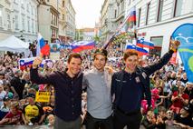 Primož Roglič Jan Polanc Tadej Pogačar