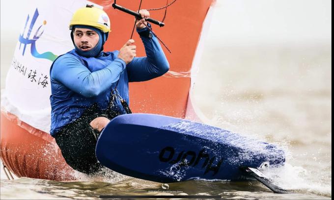 Slovenca je na Kitajskem prehitel le Singapurec Maximilian Maeder. | Foto: JZS