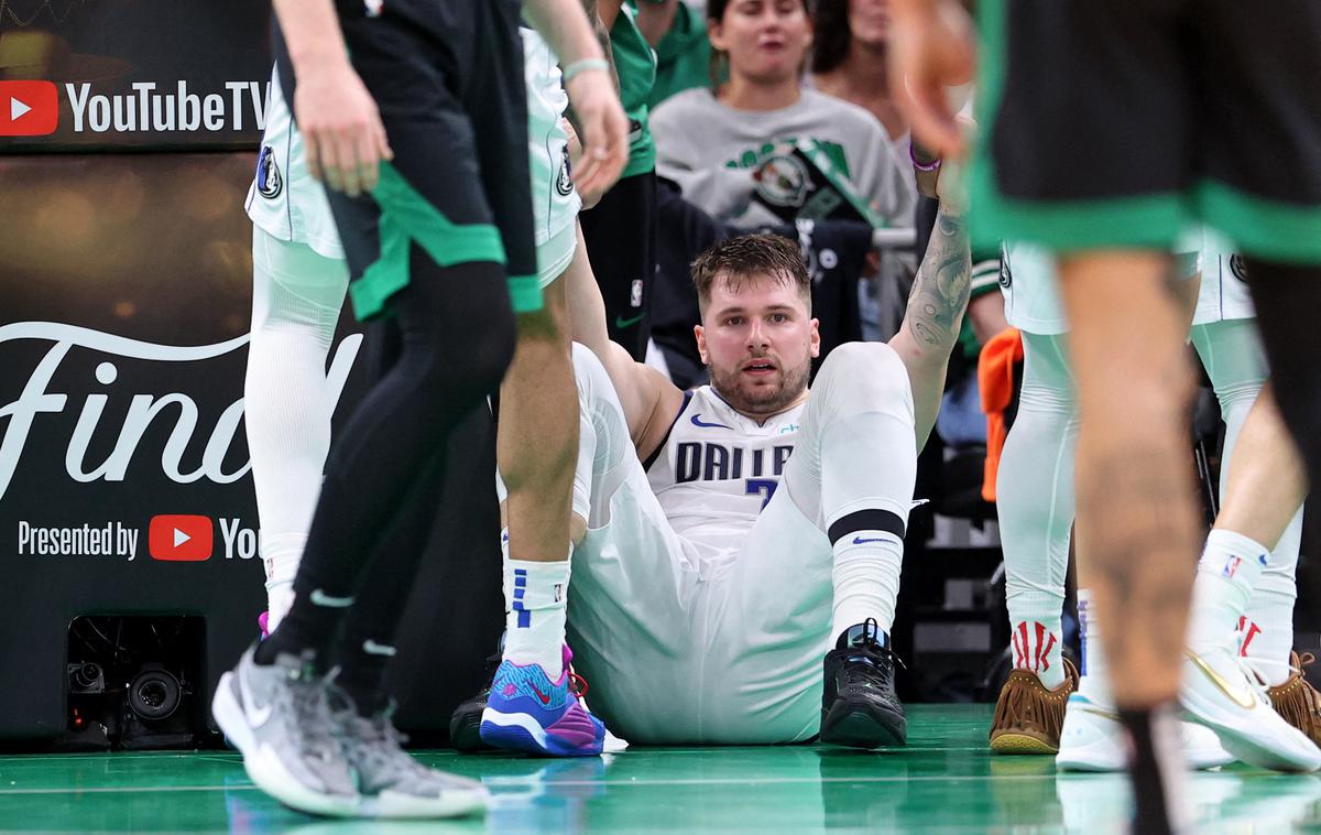 Luka Dončić Dallas Mavericks | Luka Dončić je tekmo končal pri 32 točkah, 11 skokih in 11 asistencah. | Foto Reuters