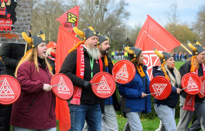 Protest delavcev Volkswagna | Foto: Reuters