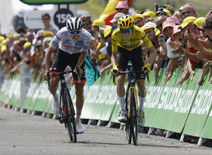 Tadej Pogačar Jonas Vingegaard | Foto: Reuters