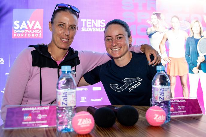 Tenis, Portorož | Andreja Klepač in Tamara Zidanšek | Foto Matic Klanšek Velej/Sportida