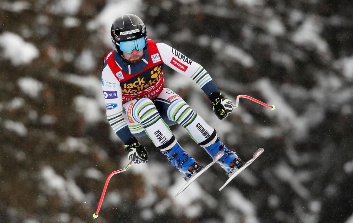 Martin Čater | Martin Čater je na prvem treningu v Val Gardeni zaostal za najboljšimi, med katerimi je bil tokrat tudi Boštjan Kline | Foto Reuters