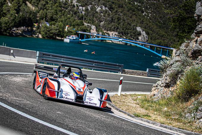 Patrik Zajelšnik iz nemškega Freiburga je bil vse do zadnjega blizu zmagi na dirki v Skradinu. | Foto: WRC Croatia