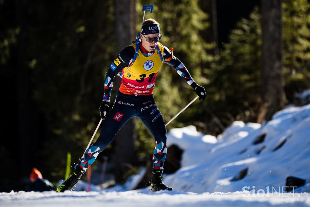 Pokljuka svetovni pokal šprint moški